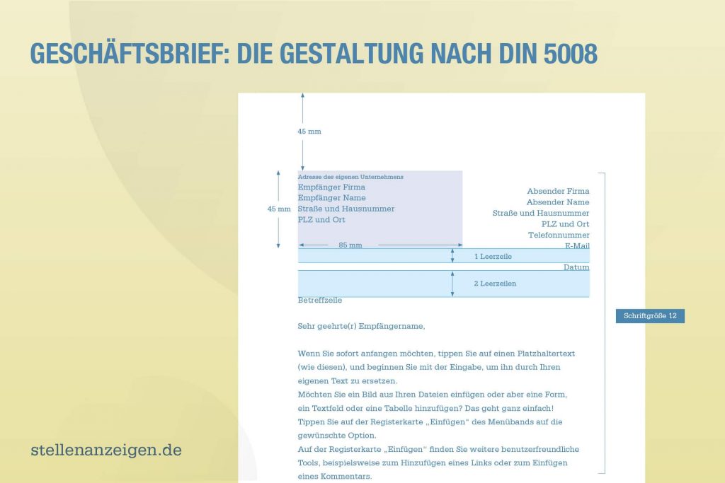 Geschäftsbrief nach DIN-Norm schreiben